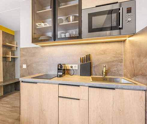 xzllenz Hotel Oberasbach Nürnberg, Küchenzeile