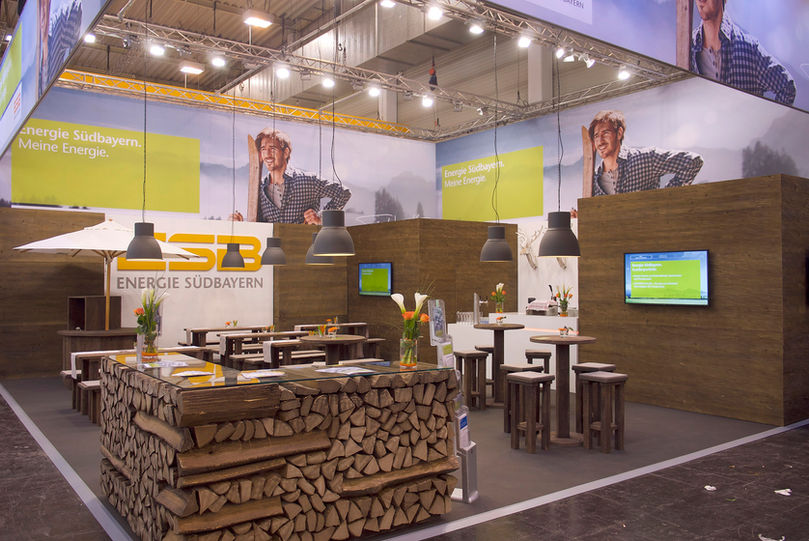 Messestand / Messebau Energie Südbayern - E-World