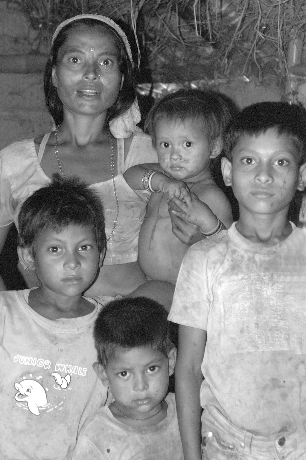 Tirtha und Familie damals