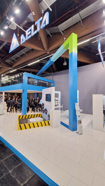 Messebau Delta Electronics auf der SSP