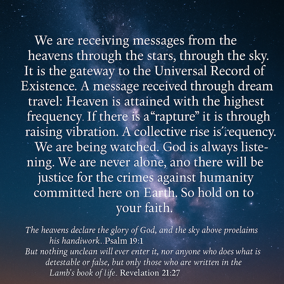 A Message from Heaven