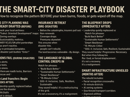 The Smart-City Disaster Playbook