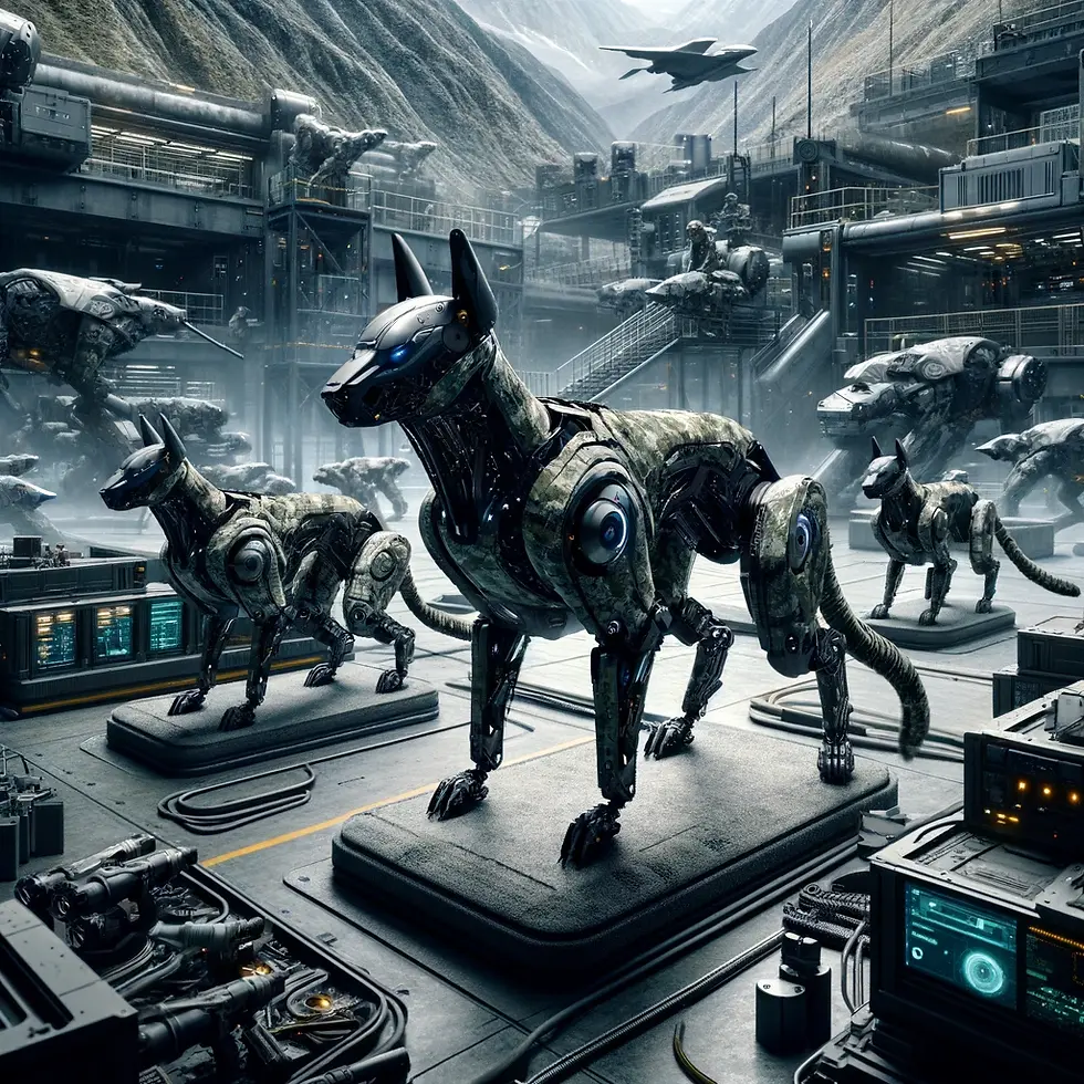ChiEves rendering of the hounds of G.O.D