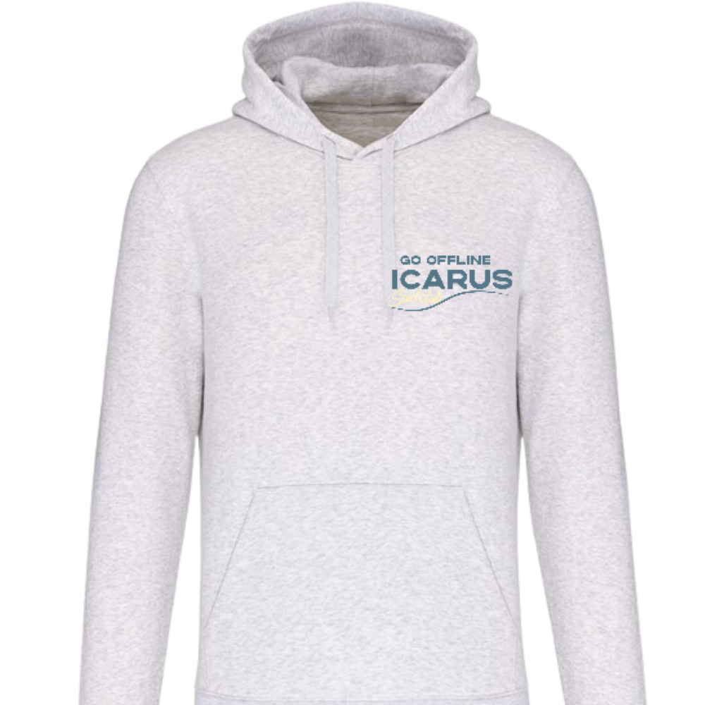 Heren Biokatoen hoodie