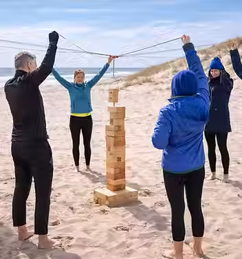 Teambuilding aan zee