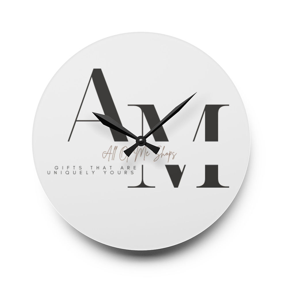 Thumbnail: Custom Acrylic Wall Clock