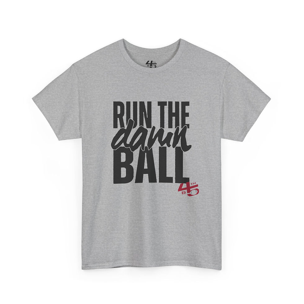 Thumbnail: Unisex Heavy Cotton Tee - "Run the Damn Ball"