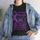 Thumbnail: Unisex Heavy Cotton Tee - I Wear Purple for Domestic Violence Awareness