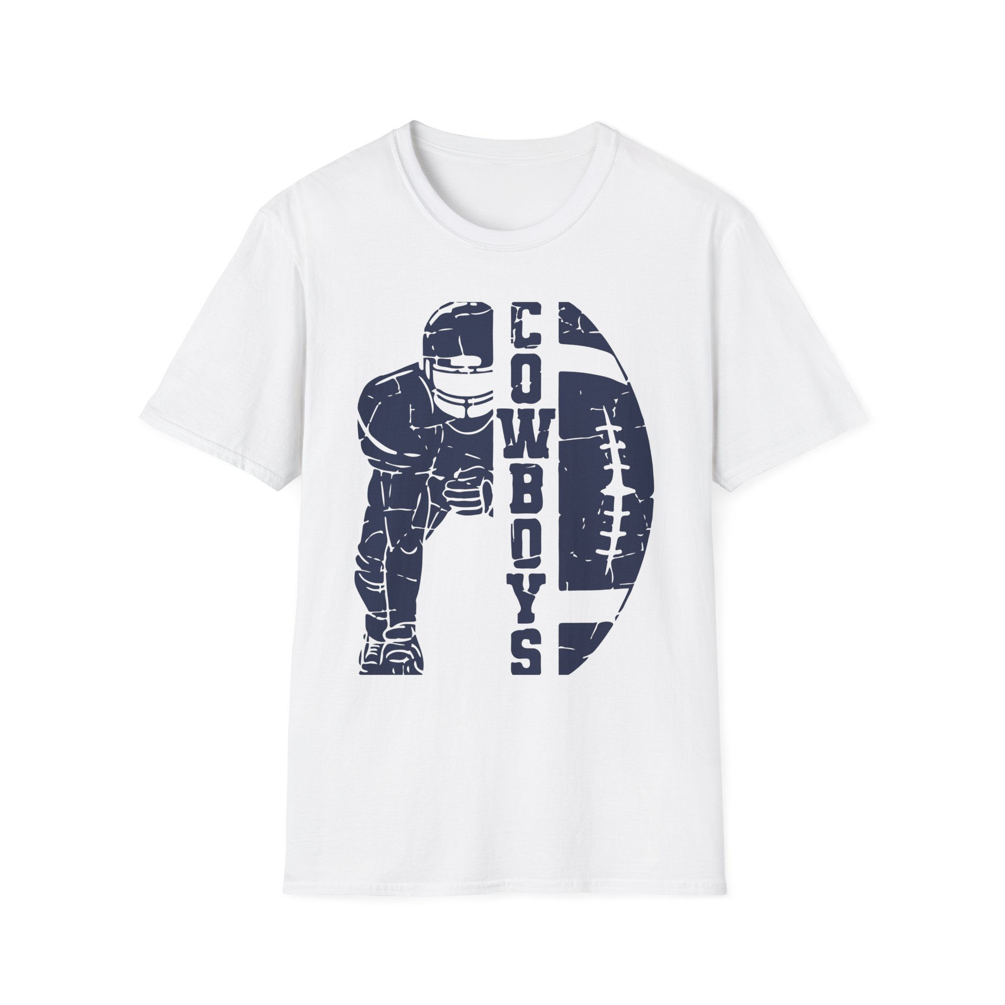 Dallas Football Fan Unisex Softstyle T-Shirt