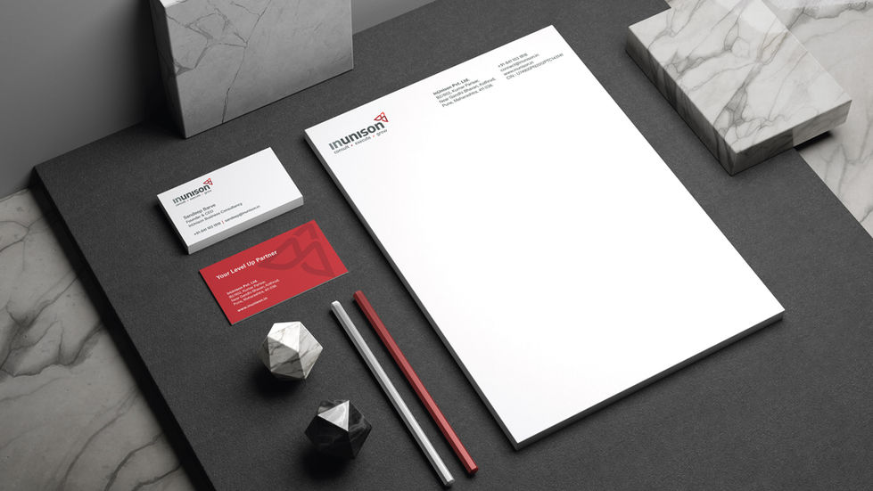Inunison Logo stationery