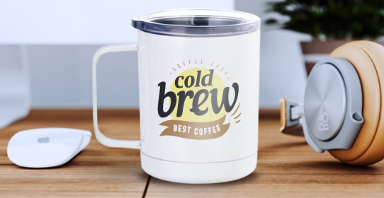 Thumbnail: 10oz Stainless Steel Mug