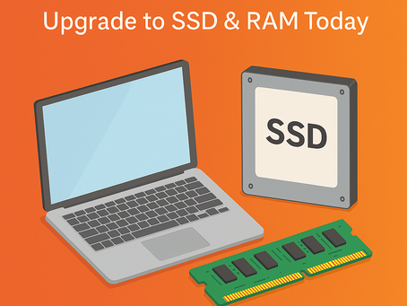 Boost Your Laptop’s Speed: Upgrade to SSD & RAM Today