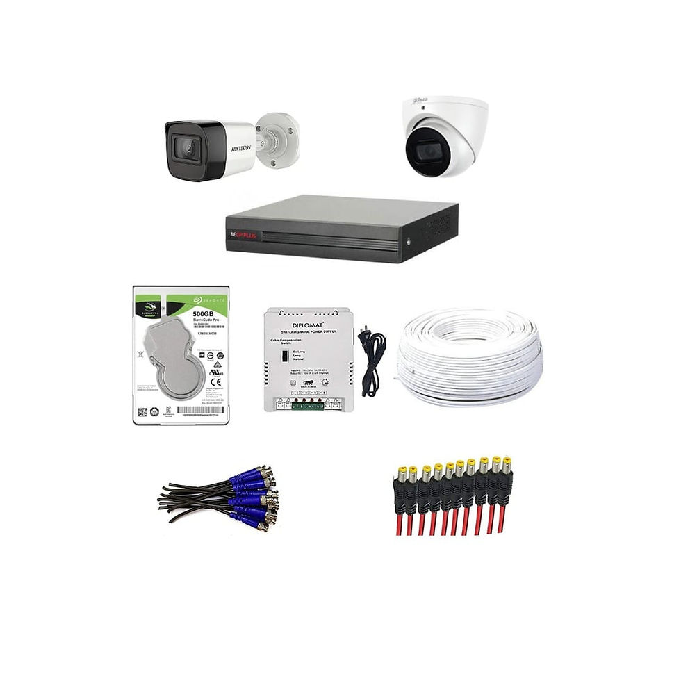HIKVISION 2MP 2 CAMERA SETUP