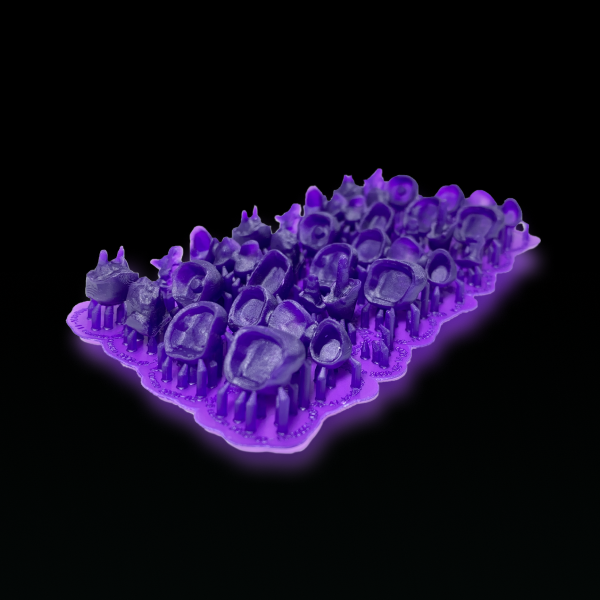 キャスタブルワックスレジンで印刷したキャストパターン