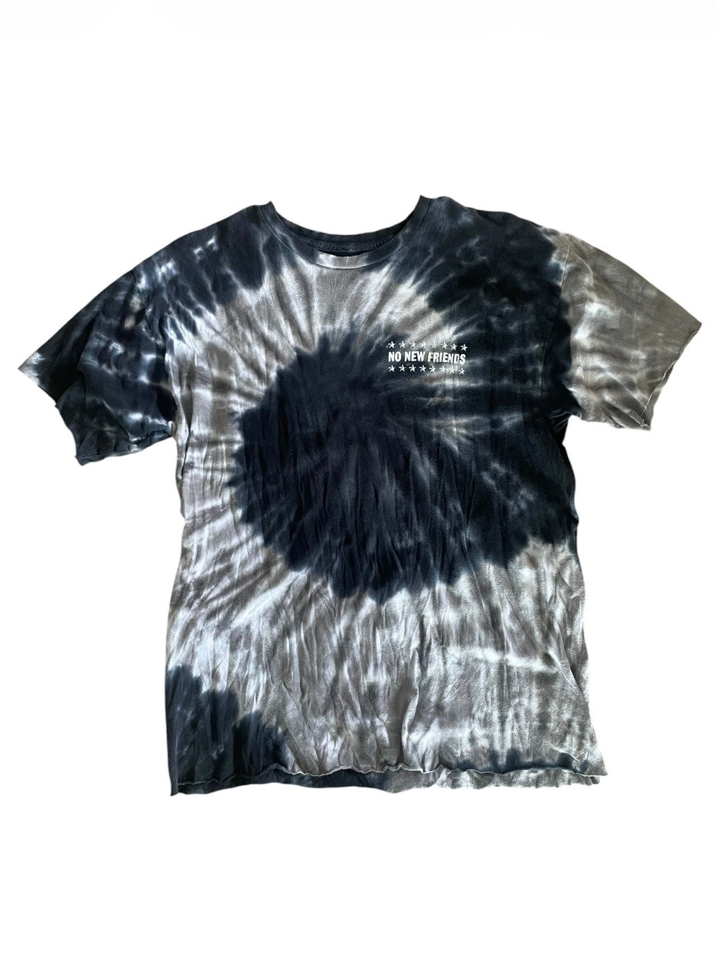 no friends tie dye teeshirt