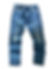 raw edge indigo wash jean