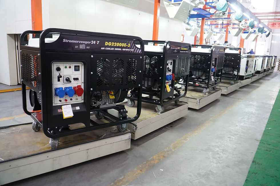 Miniaturbild: Diesel Stromaggregat 22kVA 230V/400V Elektrostarter 18kW Stromerzeuger 02834