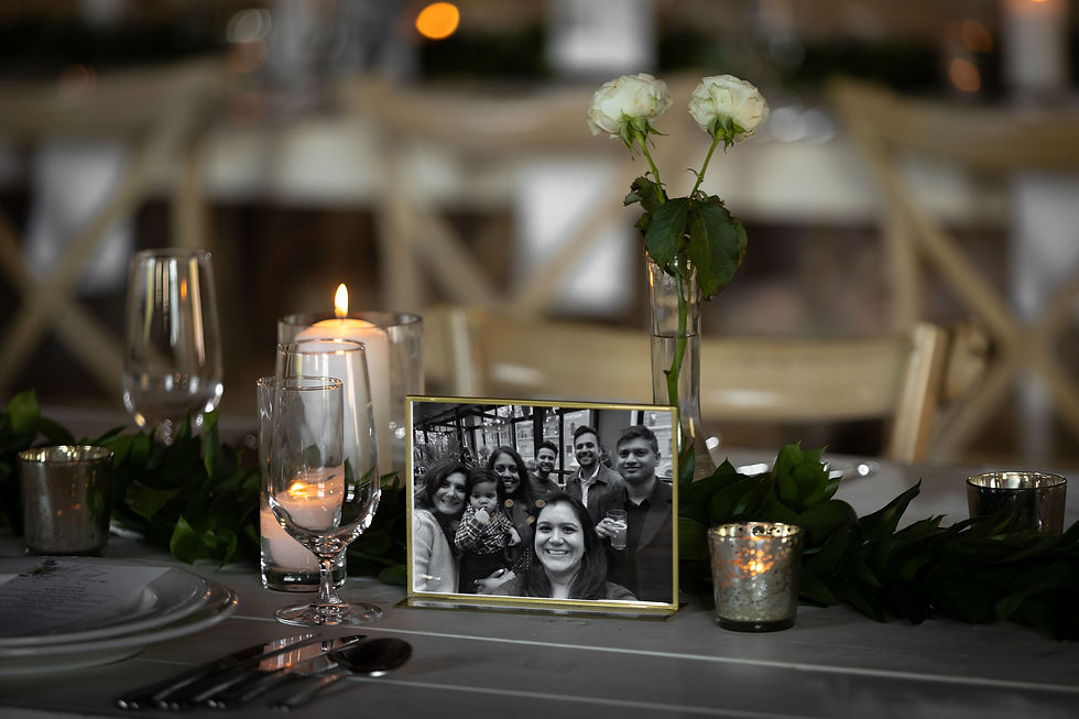 Personal Touch on Centerpiece