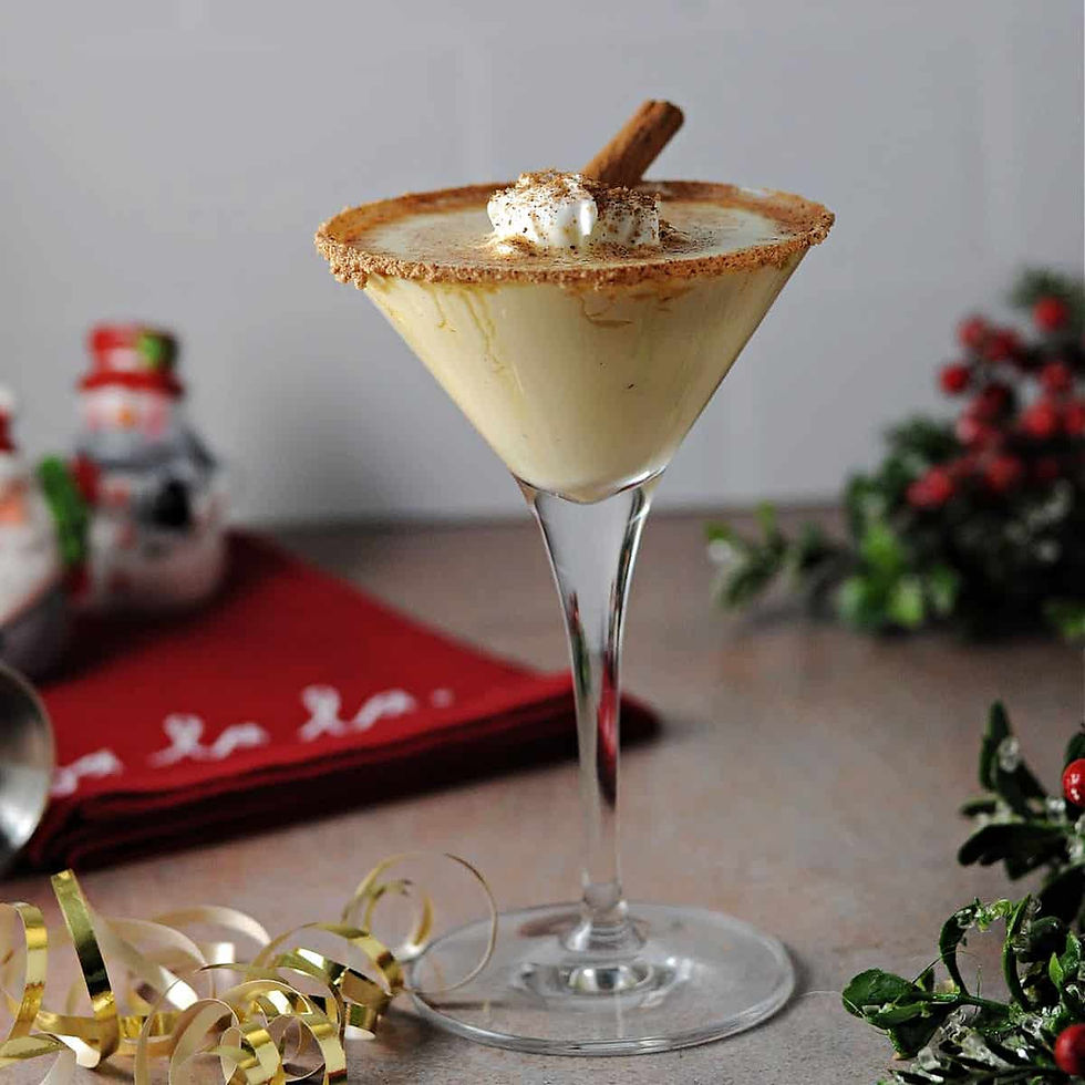 Eggnog Martini