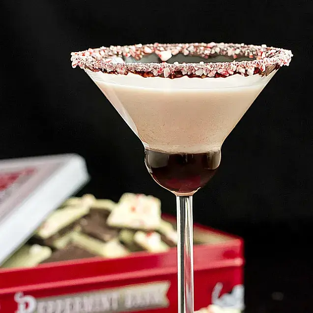 Peppermint Bark Martini