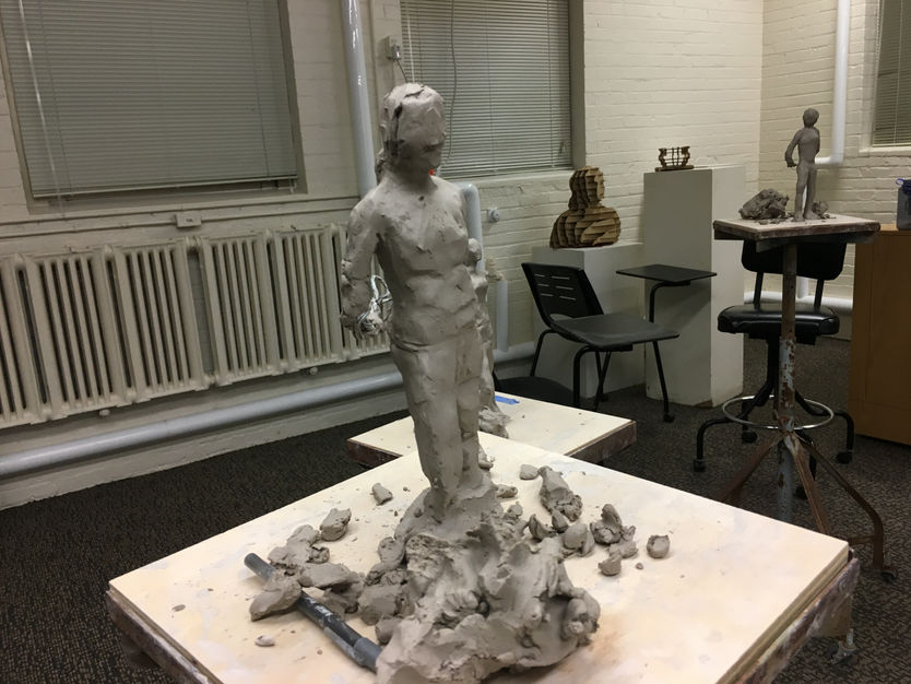 Figure Sculpture Study lll: Standing Pose