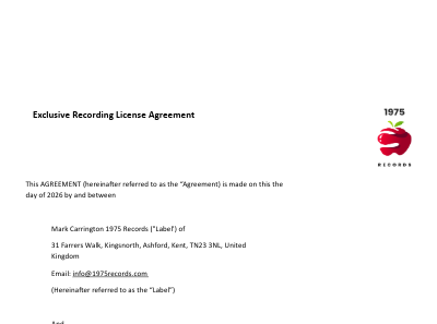 Discover 1975 Records: Better Royalty Rates for Artists