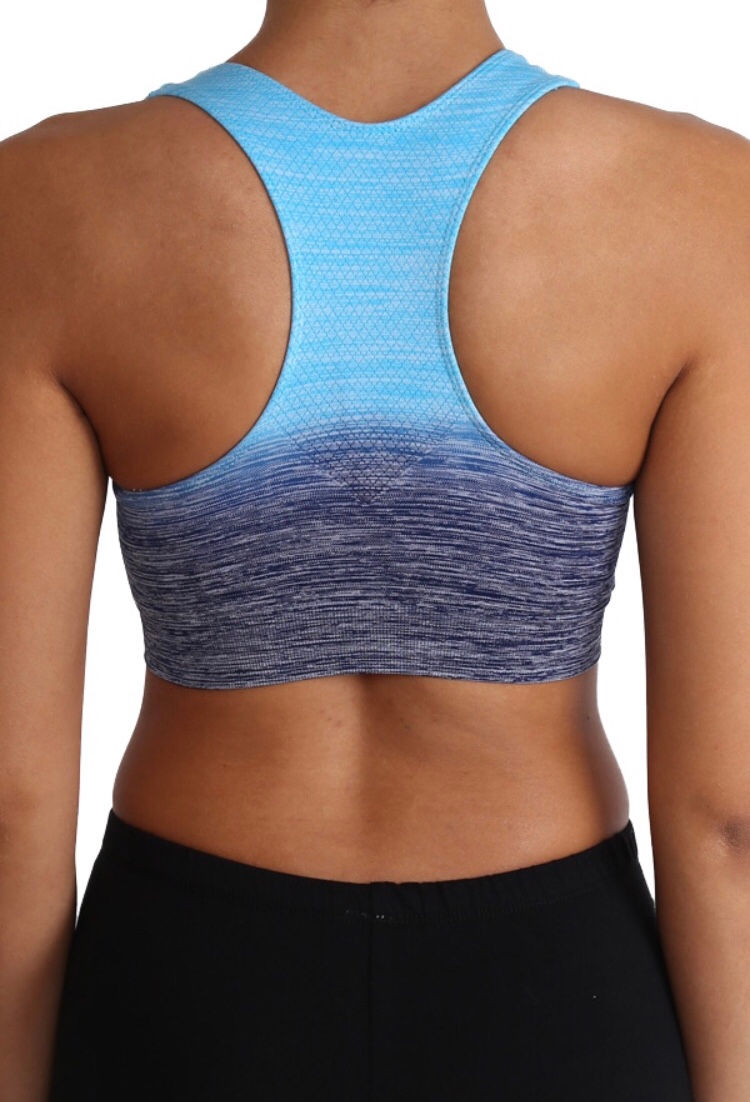 Thumbnail: Aqua Ombre Sports Bra