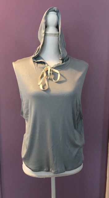 Thumbnail: Slate Blue Sleeveless Hoodie
