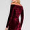 Thumbnail: Take Me Burgundy Velvet Dress