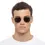 Thumbnail: Le Specs - LOST LEGACY | GOLD GREEN MONO - Front Profile View - Male