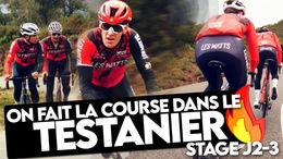 COURSE avec le team dans le Testanier : qui va GAGNER ? #stage #j2 #j3
