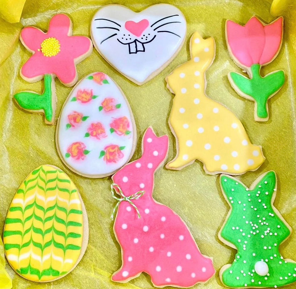 Cake Book Cafe Easter Cookie Decorating Class