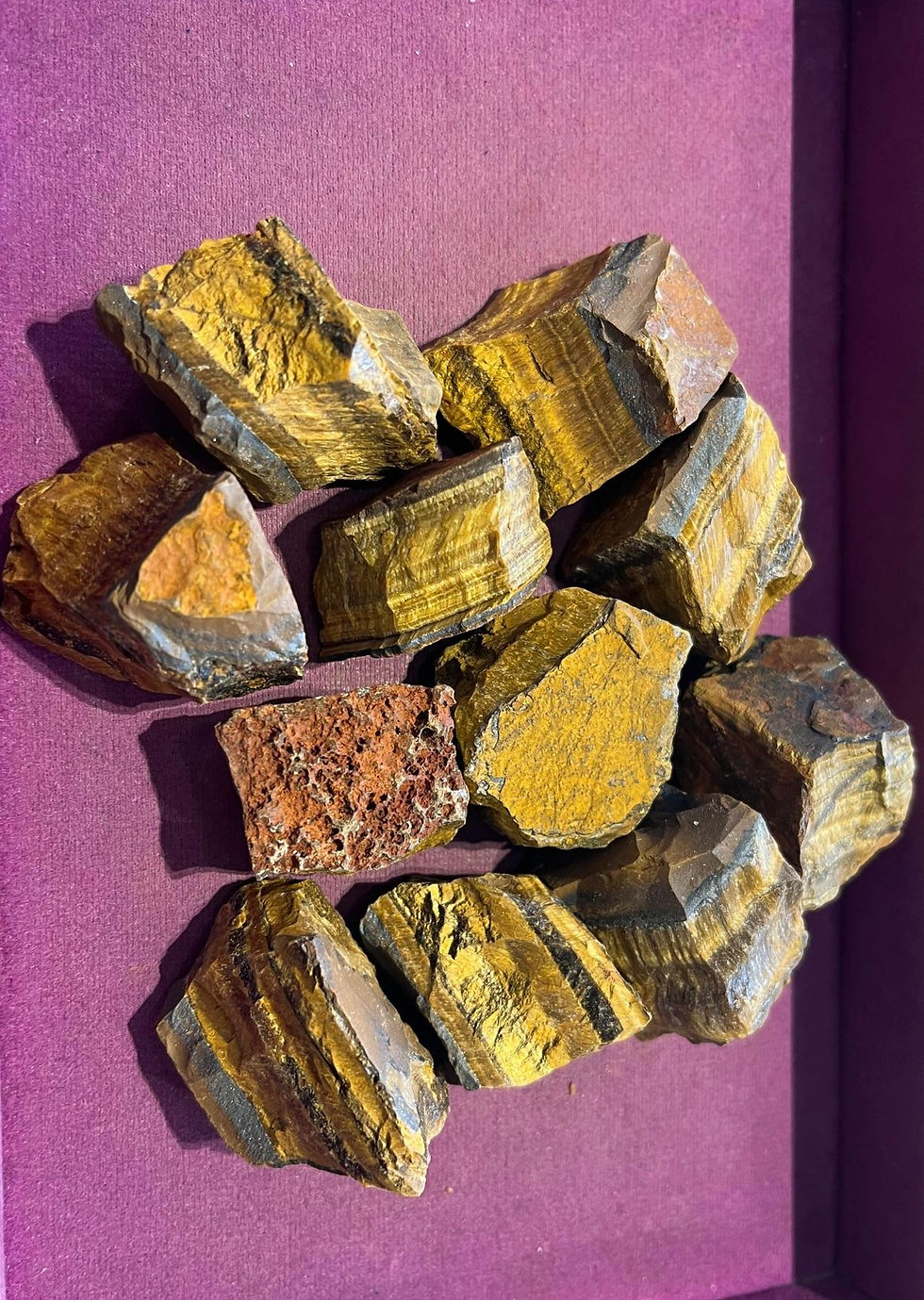 Pierre brute Œil de Tigre