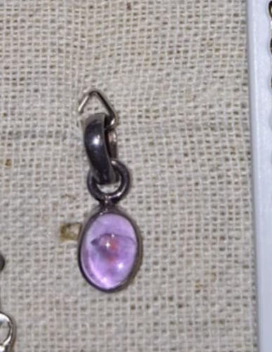 Pendentif argent Améthyste
