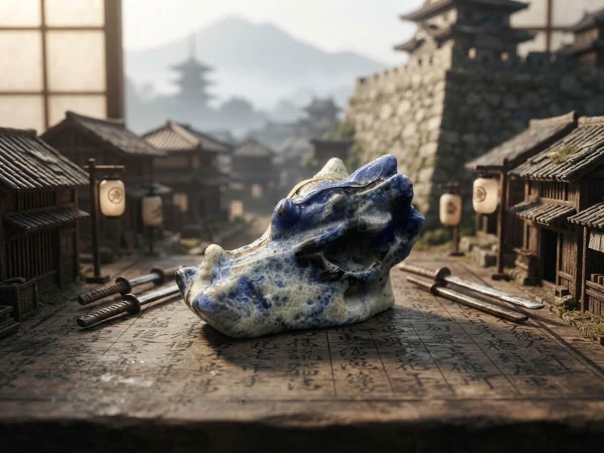 Tête de dragon Sodalite