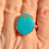 Thumbnail: King's Manassa Turquoise and Sterling Silver Ring