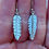 Thumbnail: Sterling Silver Feather Earring - Small