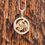 Thumbnail: Circle Series Lady Mountain Biker Pendant