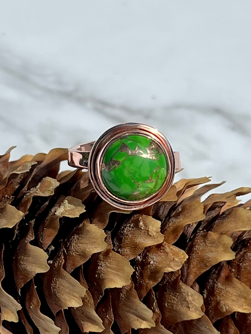 Thumbnail: Indian Turquoise Globe Ring