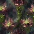 moss, abstract, deep toned flowers, simple, glow .jpg