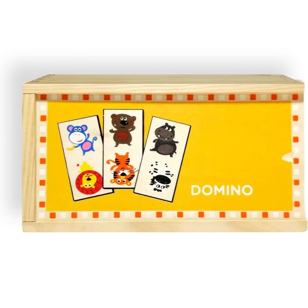 Domino de Madera Animalitos Juego de mesa Top Bright