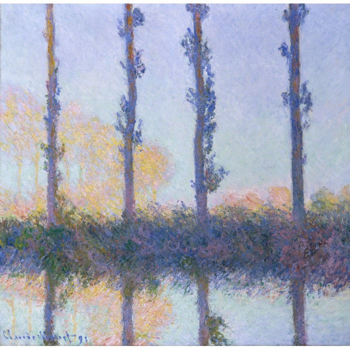 Miniatura: The Four Trees 1891 Claude Monet Rompecabezas de 1000 piezas Grafika