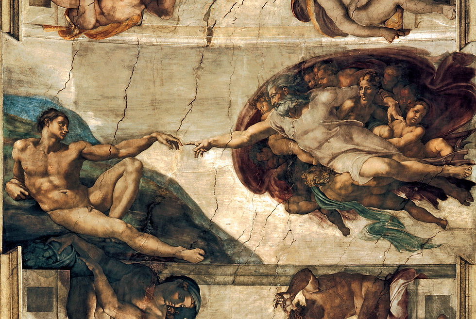 Miniatura: The Creation of Adam Mochelangelo