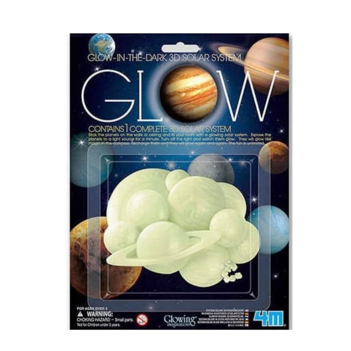 Glow In The Dark 3D Solar System  4M