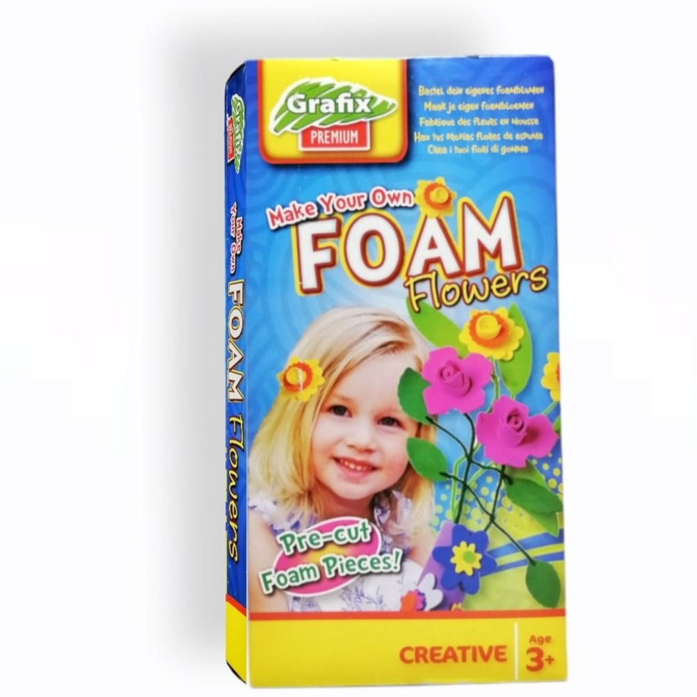 Make your own foam flowers Manualidad Grafix