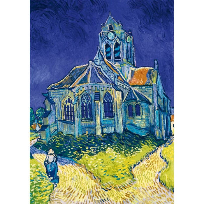 Miniatura: The Church in Auvers sur Oise 1890 Vincent van Gogh Rompecabezas 1000 Bluebird