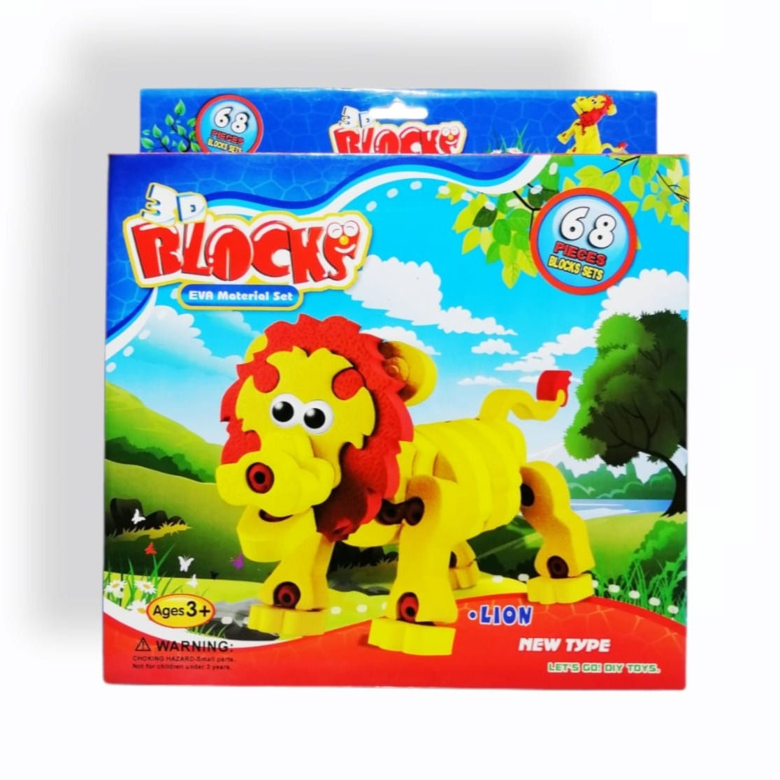 Lion Rompecabezas 3D Foamy Bloks