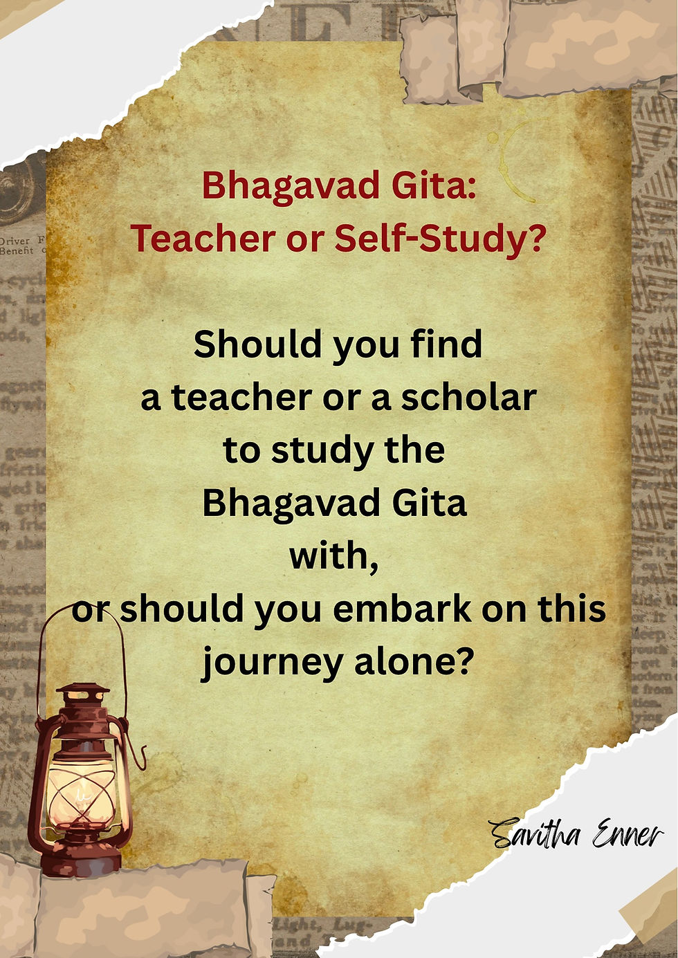 lessons from bhagavad Gita