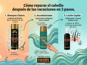 Cómo reparar el cabello después de las vacaciones en México.