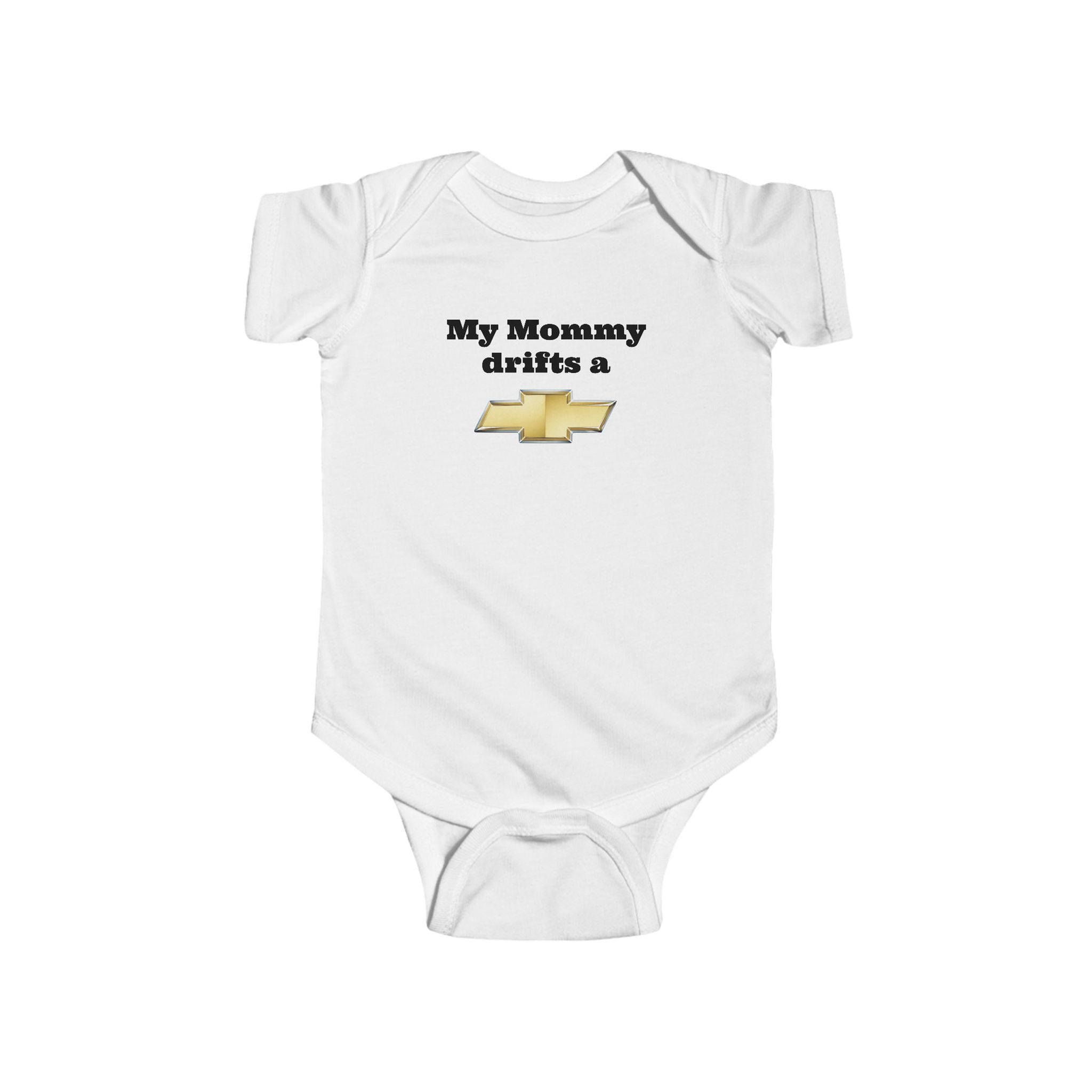 My Mommy drifts a Chevy Infant Fine Jersey Bodysuit